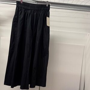 NWT A New Day Black Women's Maxi/Midi Skirt Size XS 13” Waist (unstretched)